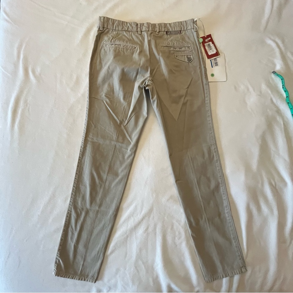 Incotex RED Women's Sz 29x31 100% Cotton BEIGE Straight Leg Chino Khaki Pants - Picture 2 of 16